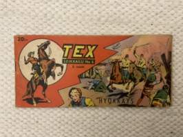 Tex seikkailu 1954 nr 6 Hyökkäys (2. vuosikerta) -sarjakuva / comics