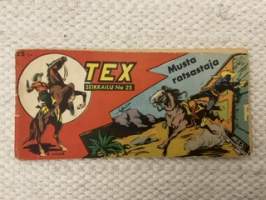 Tex seikkailu 1956 nr 25 Musta ratsastaja (4. vuosikerta) -sarjakuva / comics
