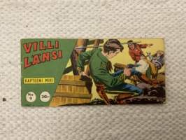 Villi Länsi 1961 nr 9 Kapteeni Miki Viimeinen vesipisara -comics