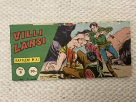 Villi Länsi 1962 nr 8 Kapteeni Miki Muuri -comics