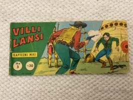 Villi Länsi 1963 nr 3 Kapteeni Miki Merkillinen hevonen -comics