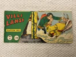 Villi Länsi 1963 nr 4 Kapteeni Miki Kaksintaistelu joessa -comics