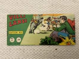 Villi Länsi 1963 nr 11 Kapteeni Miki Nuori revolverimies -comics