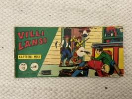 Villi Länsi 1963 nr 12 Kapteeni Miki Tappelu saluunassa -comics