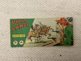 Villi Länsi 1963 nr 22 Kapteeni Miki Sankareitten etuvartio -comic