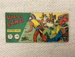 Villi Länsi 1964 nr 19 Kapteeni Miki Herää eloon kuollut -comic