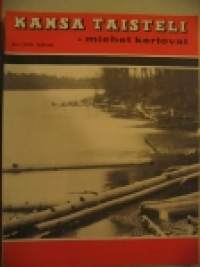 Kansa Taisteli 1976 nr 1, tunnussana Kemi, Suomussalmen taistelualueen kartta, JR 57 Lumisuon 