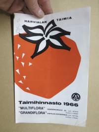 Harviala Taimihinnasto 1966