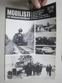 Mobilisti (ja harrasteautoilija) 1979 nr 2 -käyttämätön varastossa säilytetty kappale, paperissa voi ajan mukanaan tuomaa tummentumaa