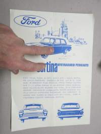 Ford Consul Cortina -myyntiesite