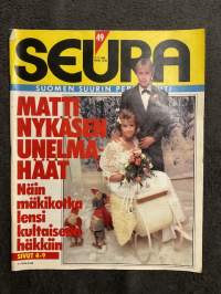 Seura 1986 nr 49, Matti Nykäsen häät, Marjo Matikainen