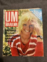 UM Uusi Maailma 1972 nr 16 ilmestynyt 3.8.1972, Pia ja Kosti Ilveskero, Maailman pohjoisin matkustalaivalinja - Kokkola - Skellefteån, Helvetinenkelit