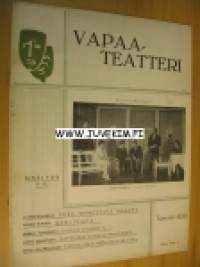 Vapaa-Teatteri 1930 nr 1