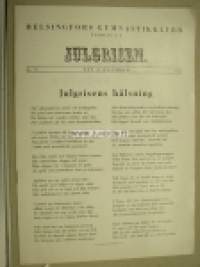 Julgrisen Helsingfors Gymnastikklub 1961 -joululehti