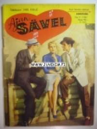 Ajan Sävel 1957 nr 11, Mitä tiedätte sukista?, Marlon Brando, elokuva Salatyrmääjä, jatkokertomus Love me tender