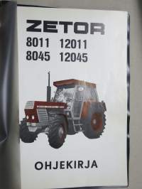 Zetor 8011, 8045, 12011, 12045 -käyttöohjekirja