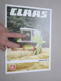 Claas Dominator 76 leikkuupuimuri -myyntiesite