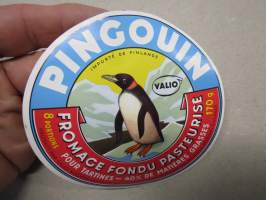 Pingouin -Valio juustoetiketti