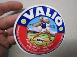 Valio Guyere Cheese -Valio juustoetiketti / vientietiketti