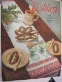 Kotiliesi 1947 nr 4. Artikkeli: mitä suomalaista ruokaa tarjoaisimme ulkomaiselle vieraalle, v 1947
Artikkeli 1947: Kalevan naiset - me itse. Kuvassa