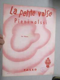 La Petite Valses - Pieni valssi -nuotit