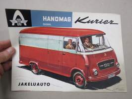 Hanomag Kurier Diesel jakeluauto -myyntiesite