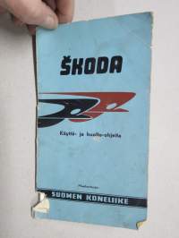 Skoda Ocatavia, Octavia Super, Felicia, Touring Sport 1963-käyttöohjekirja