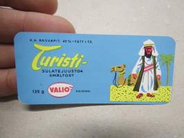 Valio Turisti arabi & kameli -juustoetiketti