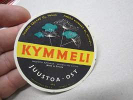 Suomen Säilyke Oy SS Kymmeli -juustoetiketti