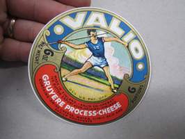 Valio Gruyere Process-Cheese -juustoetiketti