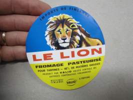Valio Le Lion -juustoetiketti