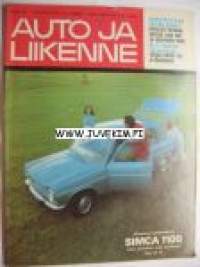 Auto ja Liikenne 1968 nr 5, Henkilöautojen päivän hinnat, Pakettiautosta matkailuauto, Skoda 1100 MB De Luxe, Datsun 2000, VBolkswagen Transporter, Bedford KMS, ym.