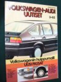 Volkswagen-Audi uutiset 1985 nr 3 -asiakaslehti