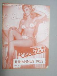 Cocktail 1952 nr 12 Novelli- ja pilalehti, pin-up kuvia ym. -aikuisviihdelehti / adult graphics magazine