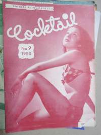 Cocktail 1950 nr 9 Novelli- ja pilalehti, pin-up kuvia ym. -aikuisviihdelehti / adult graphics magazine