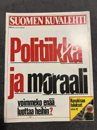 Suomen Kuvalehti 1977 nr 40, Politiikka ja moraali, SK-kuvakisa tulokset