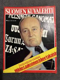 Suomen Kuvalehti 1977 nr 44, Suomi jätti Kyproksen (Yk-joukot),  Herbert von Karajan, E. J. Taanila palkittu kyläkauppias, mielisairaanhoitajat