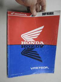 Honda VFR750Fl Shop Manual -korjaamokirja