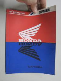 Honda CA125s Shop Manual -korjaamokirja