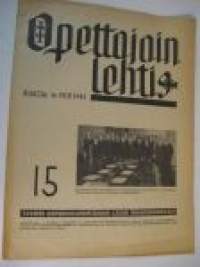 Opettajain lehti 1943 nr 15