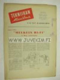 Tekniikan Maailma 1957 nr 9b ylimääräinen radiolehti