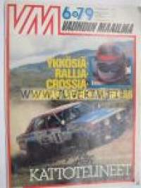 Vauhdin Maailma 1979 nr 6 -mm. Yamaha YZ 125-F, F1 Espanjan GP