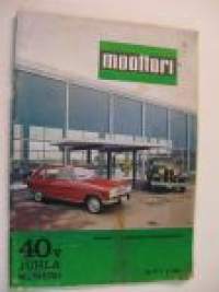 Moottori 1965 nr 6-7, 40-vuotisjuhlanumero, Erittäin runsas sisältö!, Helsinki Express valtameriristeilyt, Testiparaati, Sisu Suomesta, Nokia renkaat, ym.