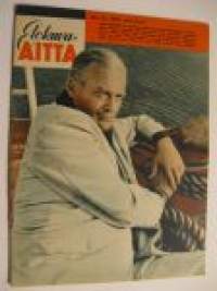 Elokuva-Aitta 1959 nr 15 Takakannen kuva Zarah Leander.