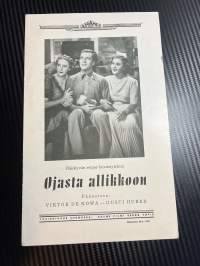 Ojasta allikkoon / Ur askan i elden -käsiohjelma pääosissa / i huvudrollerna Viktor De Kova - Gusti Huber