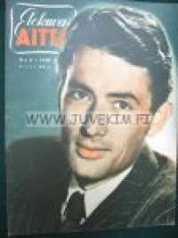 Elokuva-Aitta 1949 nr 6 (kannessa Gregory Peck. Tuula Usva (Rosenqvist , Ignatius kuvassa 15-vuotiaana Prinsessa Ruususena sivu 11)