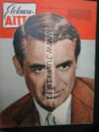 Elokuva-Aitta 1958 nr 3 (kannessa Gary Grant, Takakannessa Katharine Hepburn), Viscontin Senso, tähtikokoelmassa Marlon Brando