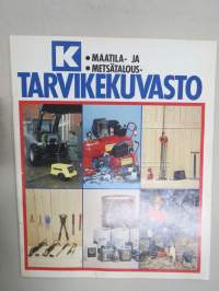 K Maatila- ja metsätaloustarvikekuvasto 1987