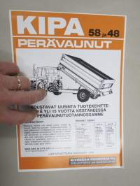 Kipa 48, 58 traktoriperävaunu -myyntiesite