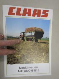 Claas Noukinvaunu Autonom N18 -myyntiesite
